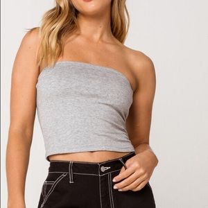 Brandy Melville light grey tube top!